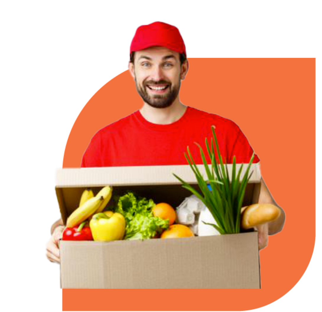 Distribúcia ovocia a zeleniny – čerstvé pomaranče pripravené na doručenie